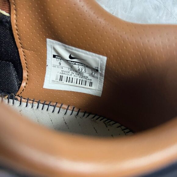 Nike Kevin Durant 7 EXT QS Floral Pattern midnight Navy black/hazelnut 2014 SZ9 - Picture 9 of 12